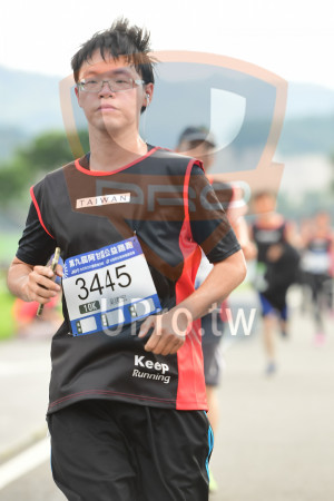 終點1(中年人)：TAIWAN,3445,吳建,10K,Keep,Running