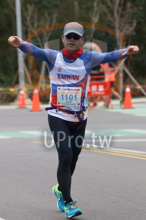()：TAIWAN,019金門馬拉松KM,全程馬拉松42.195 KM,1101,黃俊儒