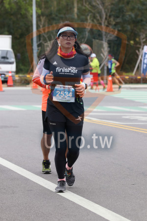 ()：2018,finisher,TAIPEI MARATHON,全程馬拉松42.195KM,2534,郭學梅