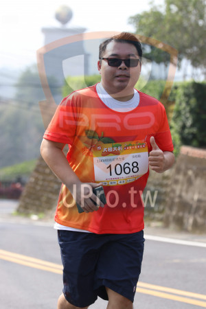 ()： 大桔大利,腹半程馬拉松,11KM健跑組男生組,吳柏翰,1068,動平さ,大桔大